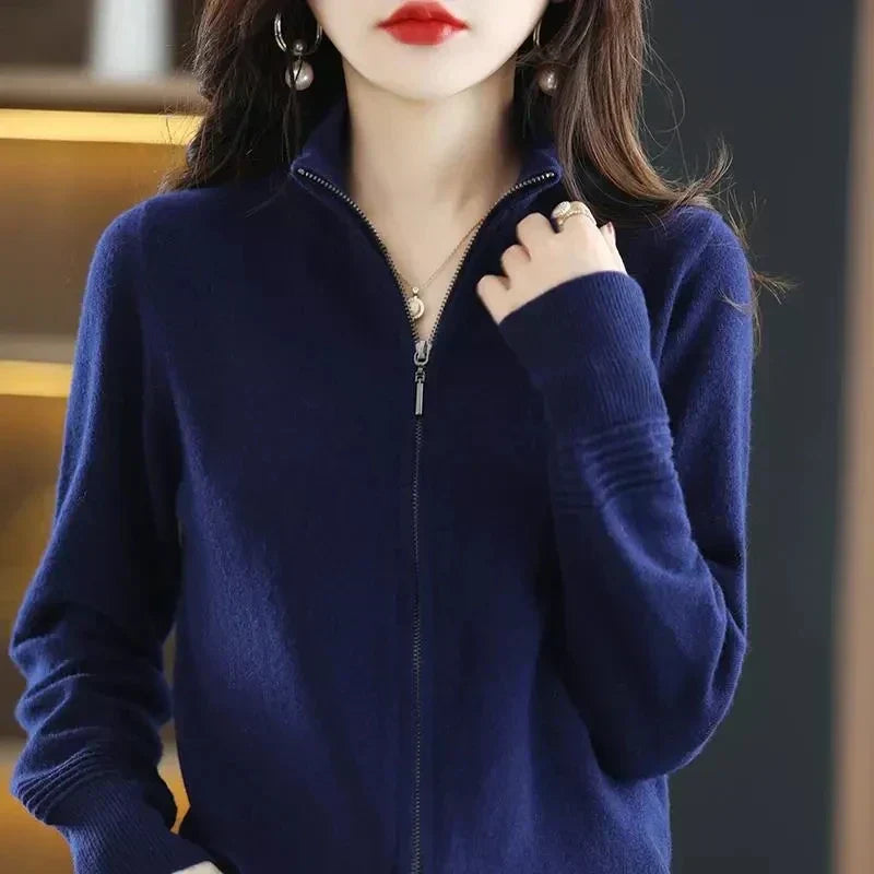 Women's Zipper Sweater