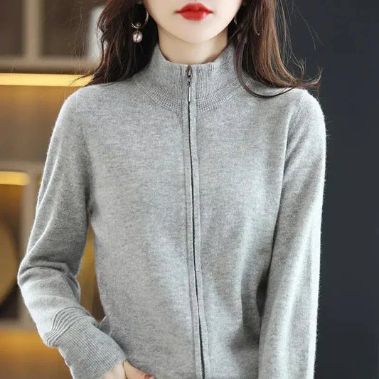 Women's Zipper Sweater