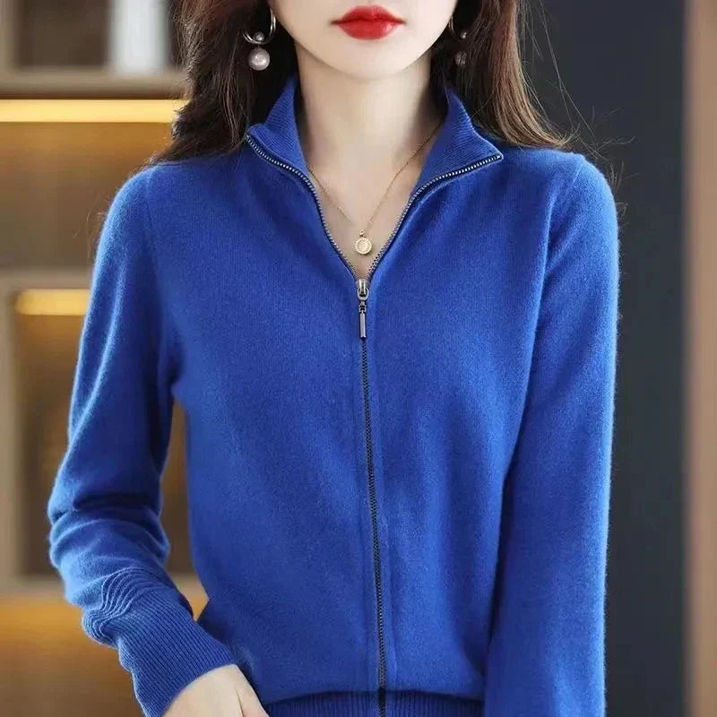 Women's Zipper Sweater
