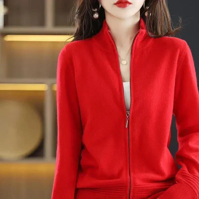 Women's Zipper Sweater