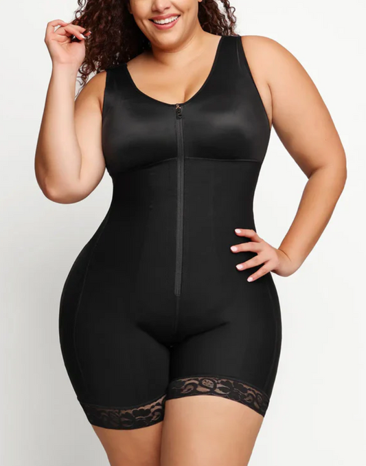 Snatching Zip Up Bodysuit - Sold Out